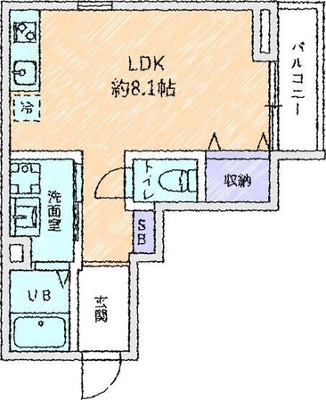 シーンプラス小田急相模原NORTHの物件間取画像